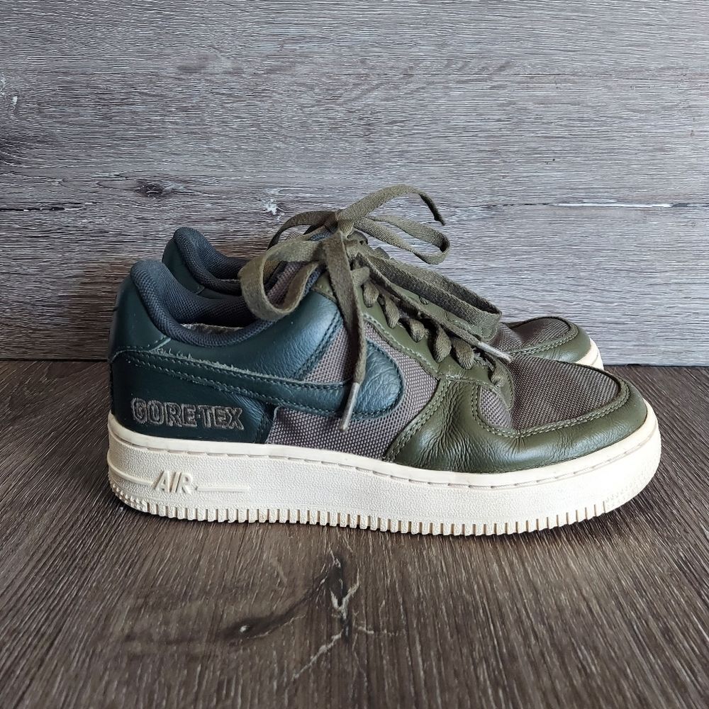Nike Air Force 1 GTX Gore-Tex Sneakers Green CT2858-200 Low Top 3.5